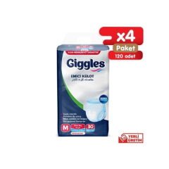 GİGGLES (M) Külotlu Hasta Bezi Emici Külot 120 Adet
