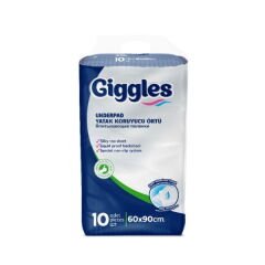 GİGGLES  Yatak Koruyucu Örtü 60x90cm Paket Toplam 120 Adet.
