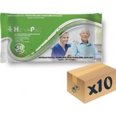 HASPET Antibakteriyel Perine Bölgesi Temizleme Havlusu 30×32 cm 50’li