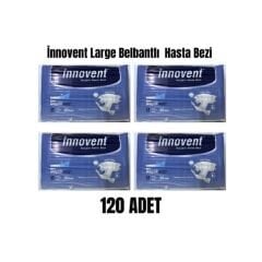 İNNOVENT (L) Bel Bantlı Hasta Bezi 120 Adet