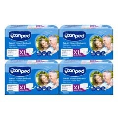 CANPED (XL) Tekstil Yüzey Bel Bantlı Hasta Bezi 120 Adet