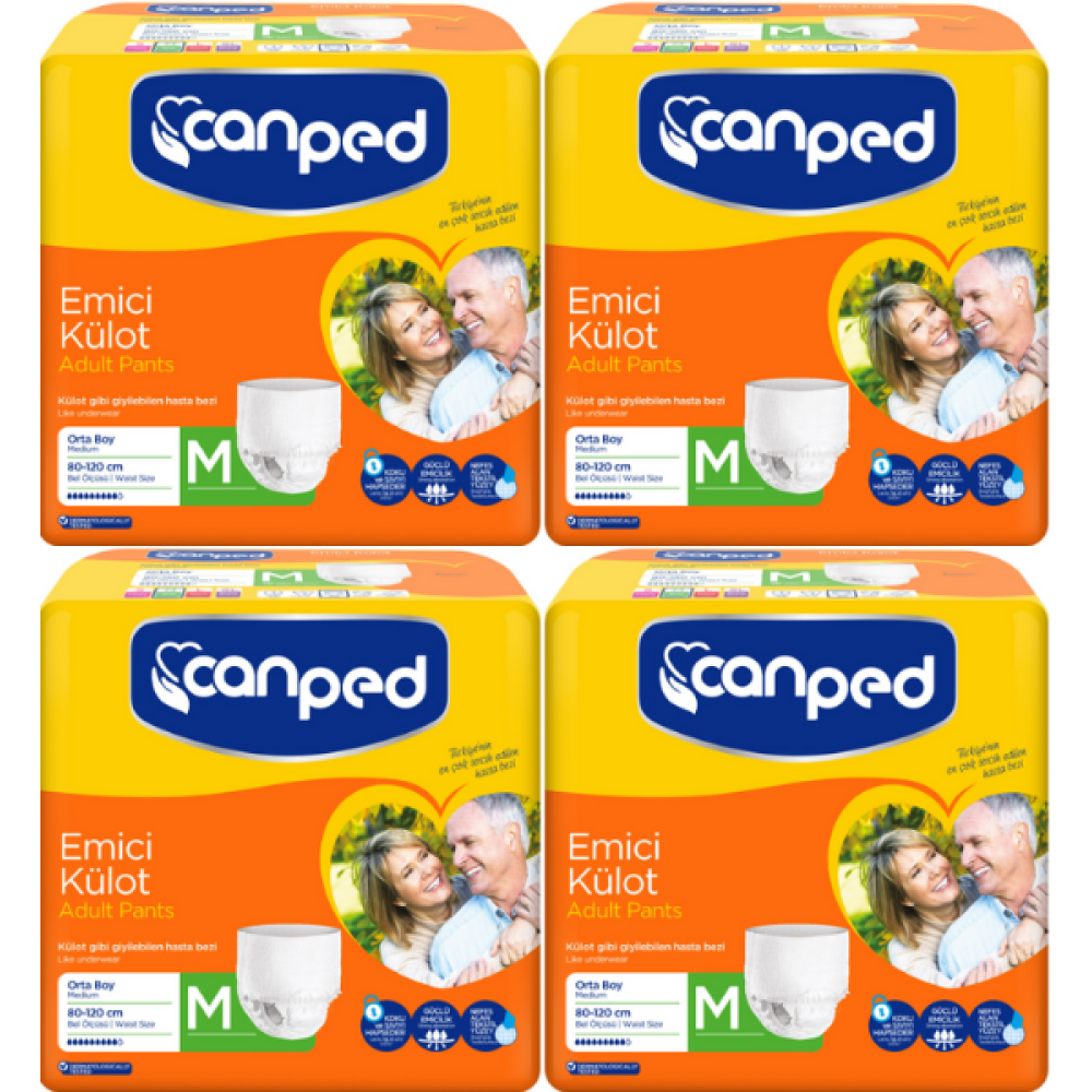 CANPED Emici külot (M) Hasta Bezi 120 Adet
