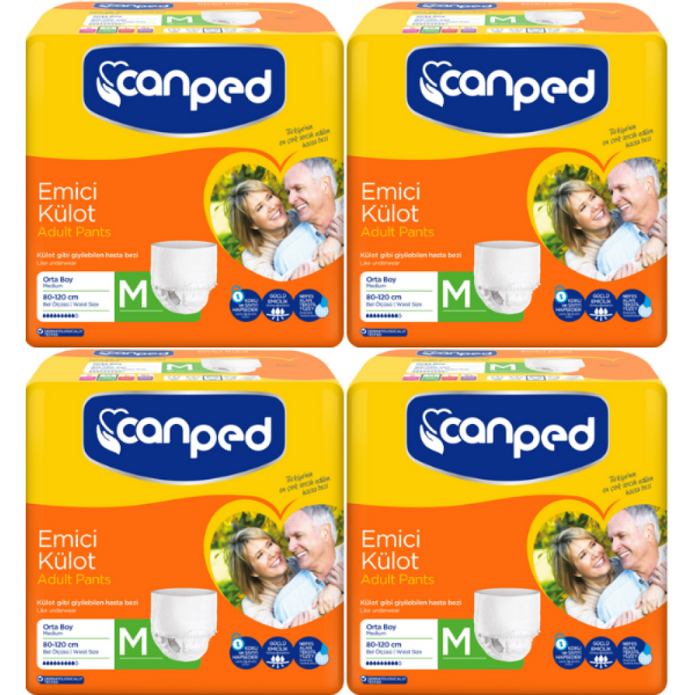 CANPED Emici külot (M) Hasta Bezi 120 Adet