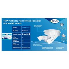 TENA Slip Maxi 8 Damla Hasta Bezi, Orta Boy 72 Adet