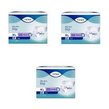 TENA Slip Maxi 8 damla XL Bel bantlı Hasta Bezi 24lü 72 adet