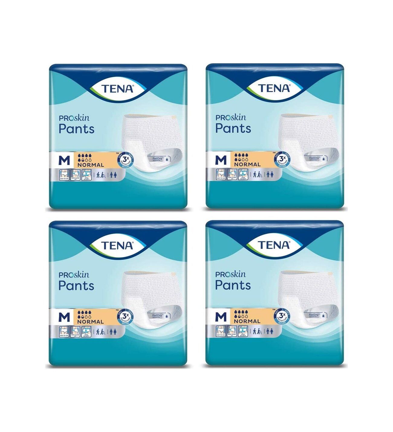 TENA 6 Damla Emici külot (M) Hasta Bezi 120 Adet