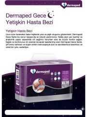 DERMAPED  Bel Bantlı Hasta Bezi (M) SÜPER EMİCİ GECE 120 ADET