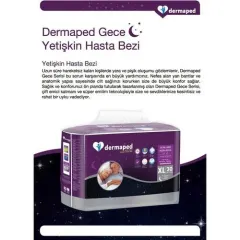 DERMAPED  Bel Bantlı Hasta Bezi XL SÜPER EMİCİ GECE 120 ADET