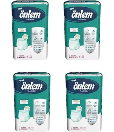 ÖNLEM (L) Külotlu Hasta Bezi Emici Külot 120 ADET