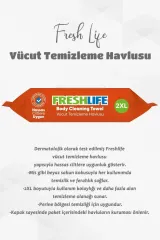 FRESLİFE Vücut Temizleme Havlusu  50 Yaprak 12 Adet