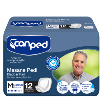 CANPED Erkek Mesane Pedi 12’li 8 Paket (96 Adet)